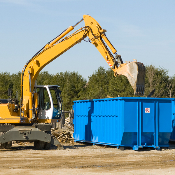 what happens if the residential dumpster is damaged or stolen during rental in Farmington